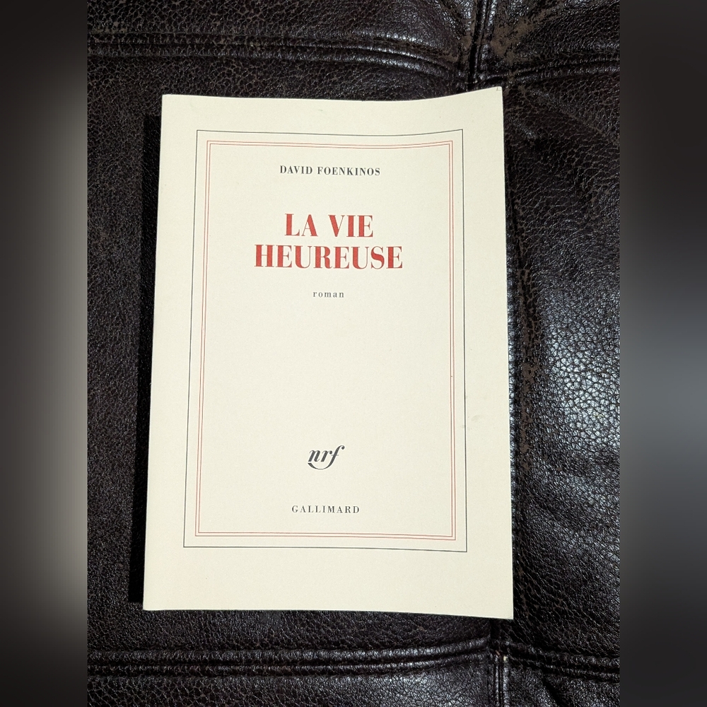 New La Vie Heureuse Book by David Foenkinos